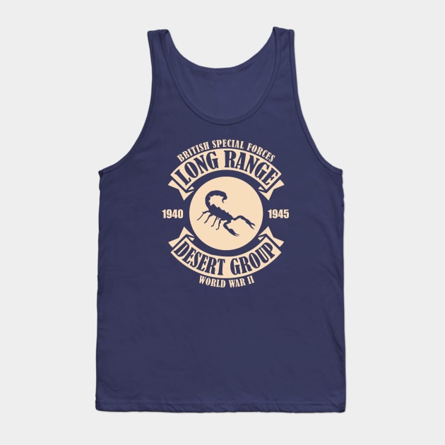 Long Range Desert Group LRDG Tank Top by TCP